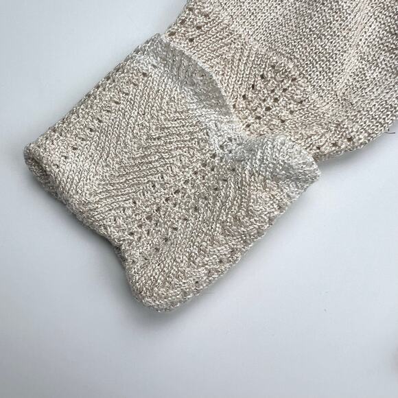 NWT Billieblush Gold Knit Cardigan Sweater - Picture 2 of 6